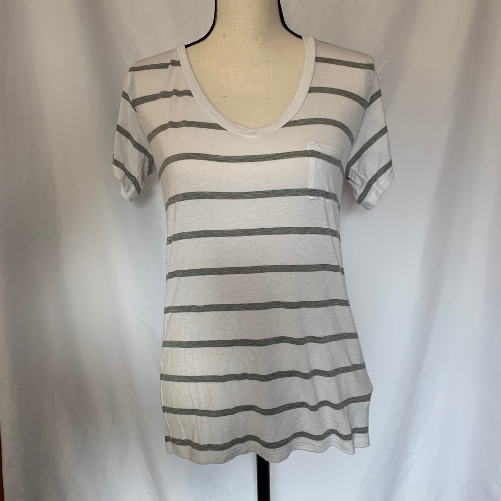 White and grey tshirt